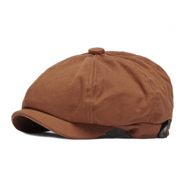 Topi Newsboy dengan sentuhan vintage